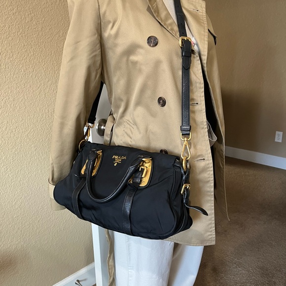 PRADA Black Nylon 2Way Bag - Picture 15 of 16